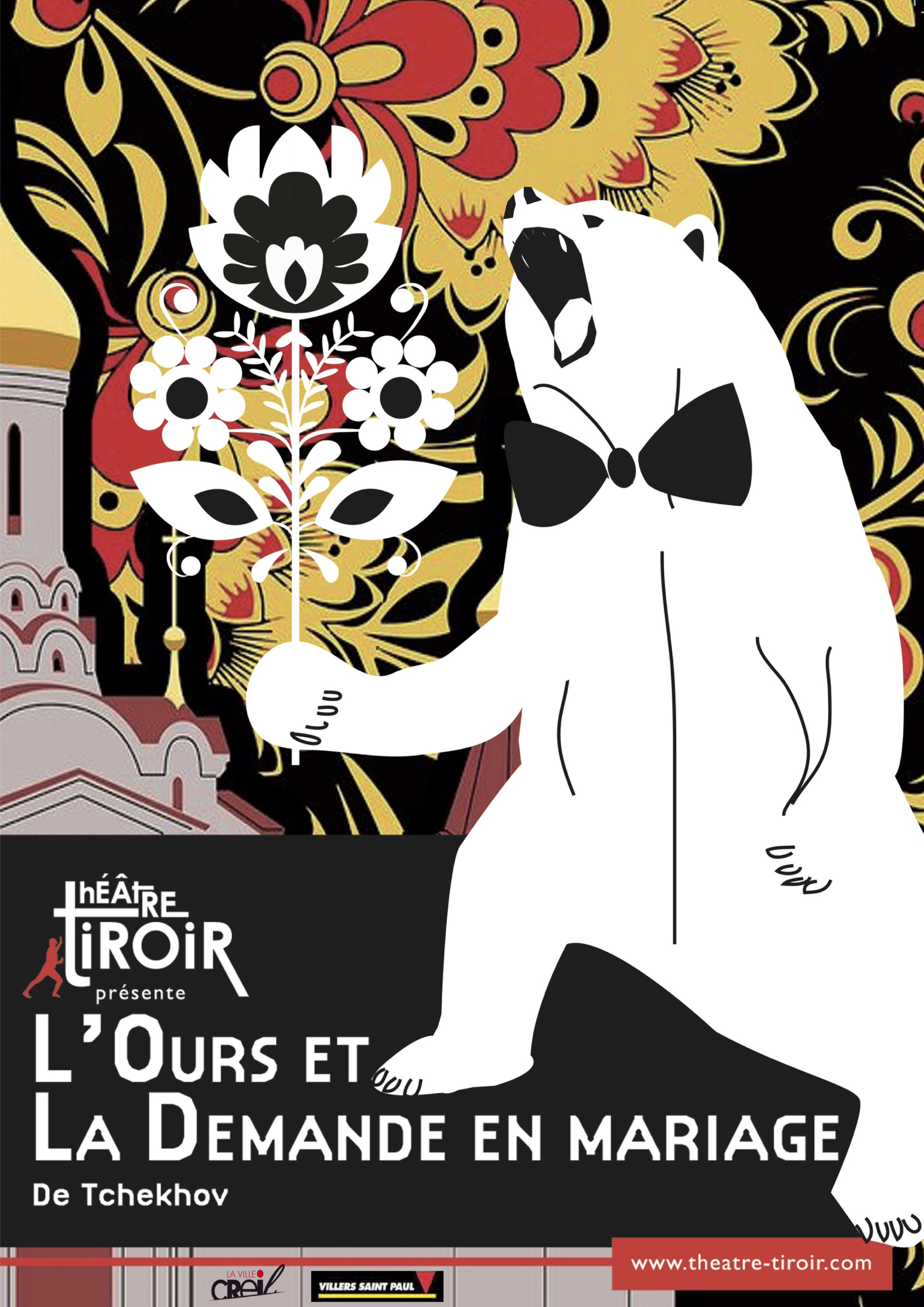 L'Ours et La Demande en mariage Tchekhov - compagnie théâtre tiroir - Oise - Picardie